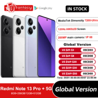 Global Version Xiaomi Redmi Note 13 Pro Plus 5G MediaTek Dimensity 7200-Ultra 200MP OIS Camera 120W HyperCharge NFC