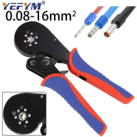 YEFYM Tang Tubular Terminal Crimping Tools Pliers 30-6 AWG 0.08-16mm² HSC10 Palu Obeng Elektrik Perk