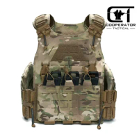 Tactical 500D Military Plate Carrier Vest Airsoft Laser Cutting Molle Gear Equipment Modular Quick Release System Hunting Vests