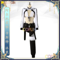 COFUN [Customized] Game FGO Altria Caster Cosplay Costume Swimsuit Initial Stage Halloween Outfits Women Men Suit Sexy Underwear