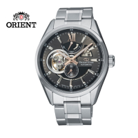 ORIENT STAR 東方之星 OPEN HEART系列 鏤空機械錶 鋼帶款 灰色 RE-AV0004N  - 41.0mm