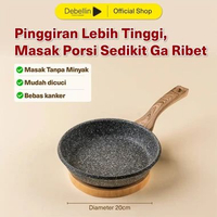 DEBELLIN Granite Fry Pan - Grey [20 cm] Grey Granite