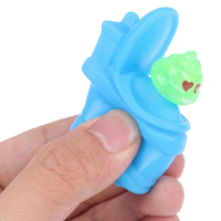 Funny Novelty PVC Toys Creative Venting Squeeze Colored Toilet Stool Decompression Pinch Fun Weird Toilet Compulsive Toys