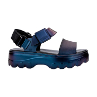 【Melissa】LOGO扣飾厚底涼鞋(藍色)