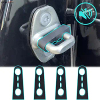 Car Door Lock Buffer For Benz Smart Fortwo Forfour 453 2014- 2022 Rattling STOP Soundproof Screaks Deaf Seal Deadener Damper