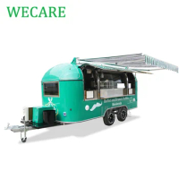 WECARE Food Car Pizza Taco Truck Mobile Coffee Juice Bar Trailers Cupcake Fried Chicken Food Truck with Tent