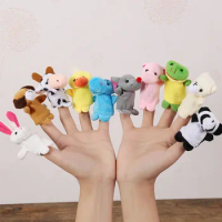 6Pcs/Set Baby Kids Family Finger Puppets Educational Story Game Hand Toys Finger Puppets Hand Puppets For Kids Tell Story Toys