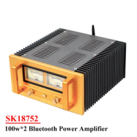 100w*2 SK18752 2-channel Power Amplifier High Power Bluetooth 5.0 Support USB Input Surpasses LM3886 HIFI Audio Amplifier