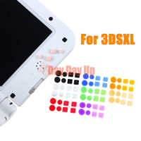 1set For 3DS XL Console Front Back Screw Rubber Feet Cover Upper LCD Screen Screws Cover Rubber Replacement For 3DS LL