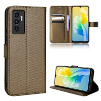 Sarung Selak, untuk Vivo V23e 4G dan 5G, Y75 4G, Gaya Dompet, Penutup Belakang Kulit PU, Sarung Tele