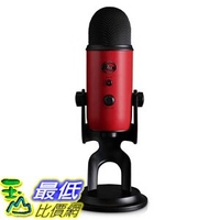 [8美國直購] 全新 一年保固 Blue Yeti USB Microphone 專業電容式 麥克風 紅色