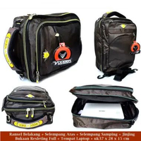 Tas 4in1 Fungsi Ransel Kasual Vood Coffee kuning