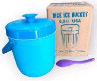 Termos Nasi / Es Batu 6,5 Liter Rice Ice Bucket  Usa Untuk Panas Dan Dingin Plastik Wadah Vacuum Ter