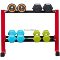 Dumbbell Rack Vertical Two-tier Three-tier Ladies Dumbbell Barbell Combination Dumbbell Set Storage Home Fitness Equipment