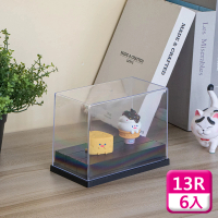 【KEYWAY 聯府】13R公仔陳列盒（6入）公仔盒模型展示盒