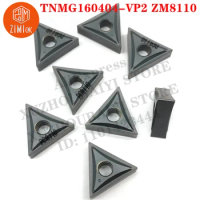 TNMG160404-VP2 ZM8110 TNMG 160404-VP2 Carbide Insert Turning Insert Carbide Insert mechanical metal lathe CNC tool cutting tool
