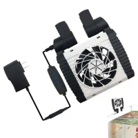 Fish Tank Cooling Fans 6-Level Speed Adjustable Aquarium Chiller Portable Aquarium Cooler Fish Tank Cooling Fan For Freshwater