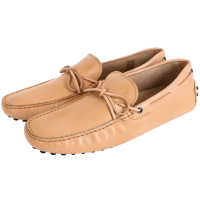 TOD S Gommino Driving  牛皮綁帶豆豆休閒鞋(男鞋/駝色)