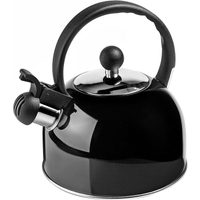 《IBILI》復古笛音壺(黑2.5L) | 煮水壺 燒水壺