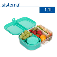 【sistema】紐西蘭進口to go系列外帶野餐盒附優格罐1.1L(原廠總代理)