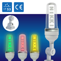 【日機】LED警示燈 -3組- 客製化-Logo雷雕 三色燈/報警燈 NLA70DC-3B1D 自動化設備使用