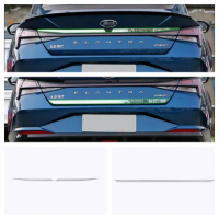For Hyundai Elantra Avante CN7 2021 2022 Accessories Rear Trunk Lid Cover Tailgate Trim Door Handle Molding Boot Garnish Bezel
