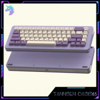 TANNSEN OASIS 65 Mechanical Keyboard Bluetooth Wireless Keyboard 3 Mode 2.4g Usb Gasket Rgb Light Hot Swap Gaming Keyboard