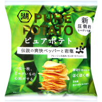 湖池屋 PURE POTATO胡椒岩鹽風味薯 52g