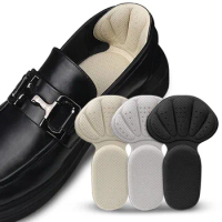Heel Stickers Sneakers Heel Protection Pads Pain Relief Shoe Size Reducer Half Cushion Heel Inserts T-Shaped Shoe Foot Care Pad