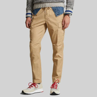 PANTS Stretch Slim Fit Chino Cargo Pant กางเกงขายาว รุ่น MNPOPNT14A20069 สี 250 BEIGE/KHAKI