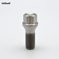 Jntitanti Gr5 titanium wheel bolt with cone seat M14*1.5*28-55mm 20ps