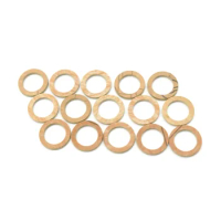 15 Pieces 2 Stroke Seal Gasket for Yamaha Hide Boat 6/15/18/30/40/60 Engine Red Gasket Lower casing Outboard Motor
