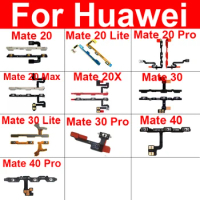 Side Buttons Flex Cable Power Volume For Huawei Mate 20 30 40 Pro 20 30 Lite 20X 20Max 40 Power Volume Switch Keys Flex Ribbon