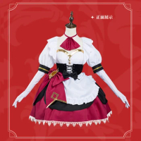 2021 Hot Game Genshin Impact Cos Noelle Cute Coffee shop Maid outfit Cosplay Christmas Costume B