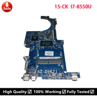 For HP Pavilion 15-CK Laptop Motherboard DAG77MB18C0 L01683-001 L01683-601 L05275-601 Mainboard With 940MX 2GB GPU i7-8550U CPU
