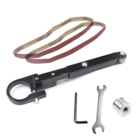 Sander Machine Sanding Belt Adapter Grinder To Belt Sander Converter for 100 125 Grinder for Woodworking