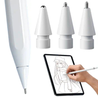 Stylus Pen White Replacement Tip For Apple Pencil 1/2 Mute Touchscreen Pen Nib For Apple Pencil 1 2 Generation