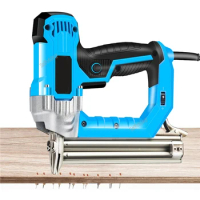 2300W Electric Nail Gun 220V Woodworking Tools Electrical Straight Staple Nail F30/F25/F20/F15 Furniture Nailing Stapler Shooter