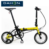 【DAHON 大行】K3 14吋3速鋁合金折疊單車小折-黃