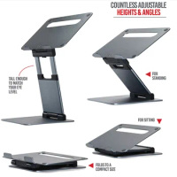 Laptop Stand For Desk, Height Adjustable , Computer Stand For Laptop, Portable Laptop Stands