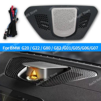 11 Colours LED Lifting Center Speaker Ambient light For BMW G20 G22 G08 G01 X3 G02 X4 G05 X5 G06 X6 G07 X7 Glow Horn Audio Cover