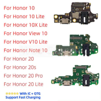 AiinAnt Charger Dock Connector Port Fast Charging Board Flex Cable For Huawei Honor 10 20 View Note 10 V10 10x Lite Phone Parts