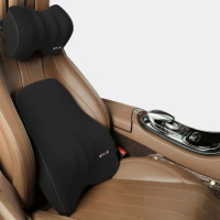 Car Driver Pillow Space Memory Foam Car Lumbar Support Back Cushion Car Seat Neck Pillow Washable Auto Pillow Cushion Accesorios