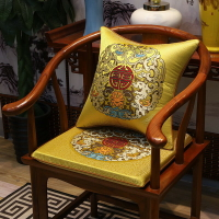 中式紅木沙發坐墊古典家具圈椅太師椅官帽椅餐茶椅墊椅子家用椅墊可愛抱枕