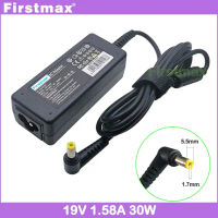 Bekalan Kuasa Universal 30W 19V 1.58A untuk Pengecas Notebook Packard Bell Dot S C E E2 E3 KAV10 KAV