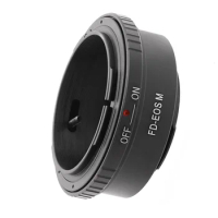 FD - EF-M Mount Adapter Ring FD - EFM For Canon FD Mount Lens for EOS EF-M camera M2 M3 M5 M6 M50 M200 series