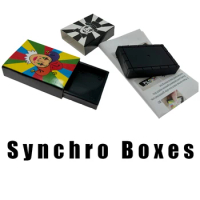Tenyo Synchro Boxes Match Box Magic Tricks Gimmick Props Appearing Magia Close Up Illusions Mentalism Mystery Magie Box Funny