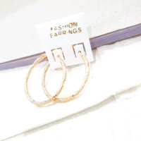 anting lapis emas/anting bulat 35mm