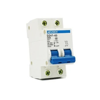 DC Circuit Breaker 16A 20A 25A 32A 63A Household 2P Air Switch Miniature Circuit Breaker Overload Protection Switch