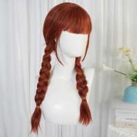 Wednesday Addams Braided Wig Double Braid Hairstyle Wig Cosplay Agnesfor W0W8